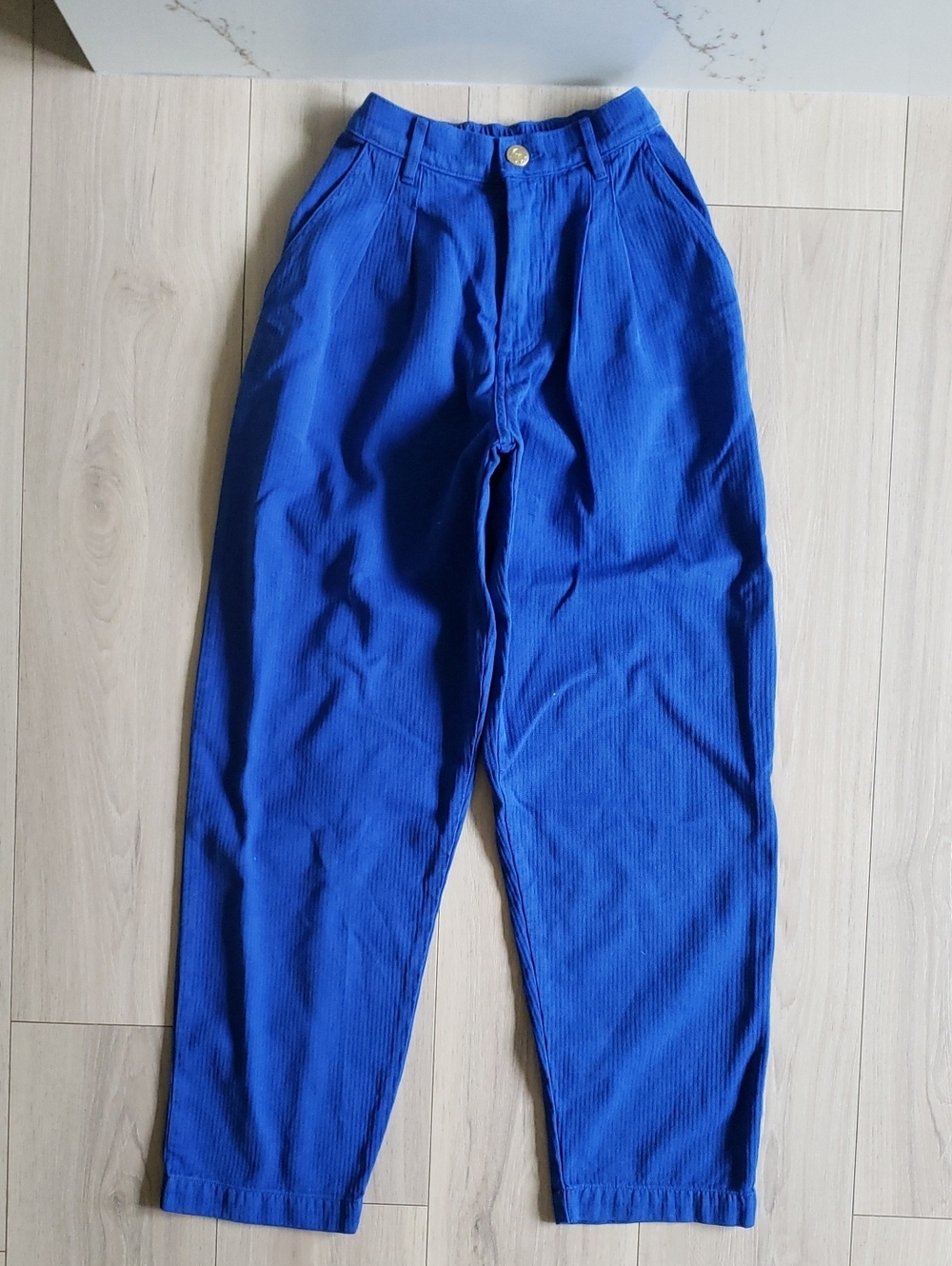 Big Bud Press Royal Blue Corduroy Heritage Trousers